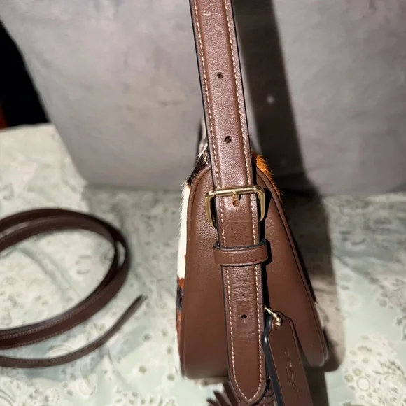 Coach Kailey Shoulder Bag
With Cow Print And Tassel - Picture 2 of 10